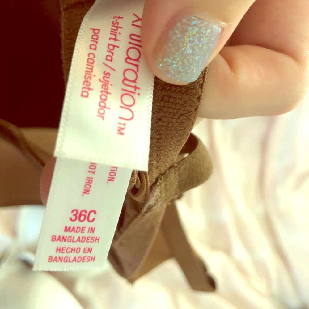 Chocolate brown bra